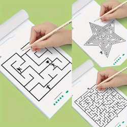 Maze Training Book, cognitive, attention and intelligence development Puzzle game