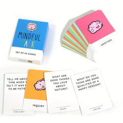 Mindfulness Talk Card Game, For Children and Parents for Authentic and Meaningful Conversations