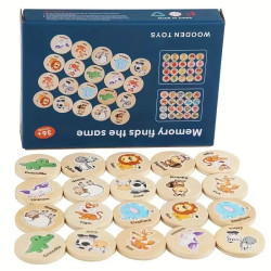Find the same - memory boosting Wooden Puzzle game, Concentration Training Toy