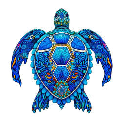 Turtle Wooden Puzzle For kids and adults, Unique collectible