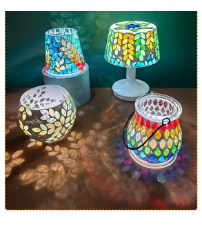100pcs Diamond-Shaped High-Transparency Glass Mosaics |Perfect for DIY Crafts, Art Projects, Home Decor, Turkish Lamps