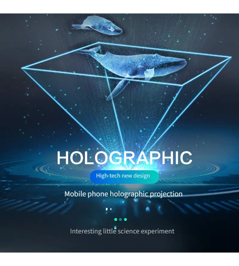 3D Holographic Projector Kit - DIY Science Experiment