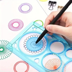 Multi-Purpose Geometric Ruler Drawing Tool Set for Artistic Design and School Learning